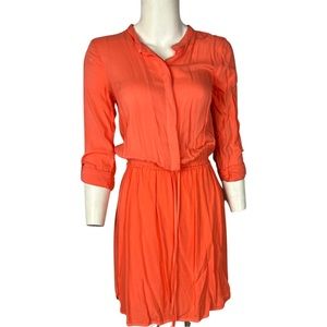 Splendid dress orange casual cute with booties